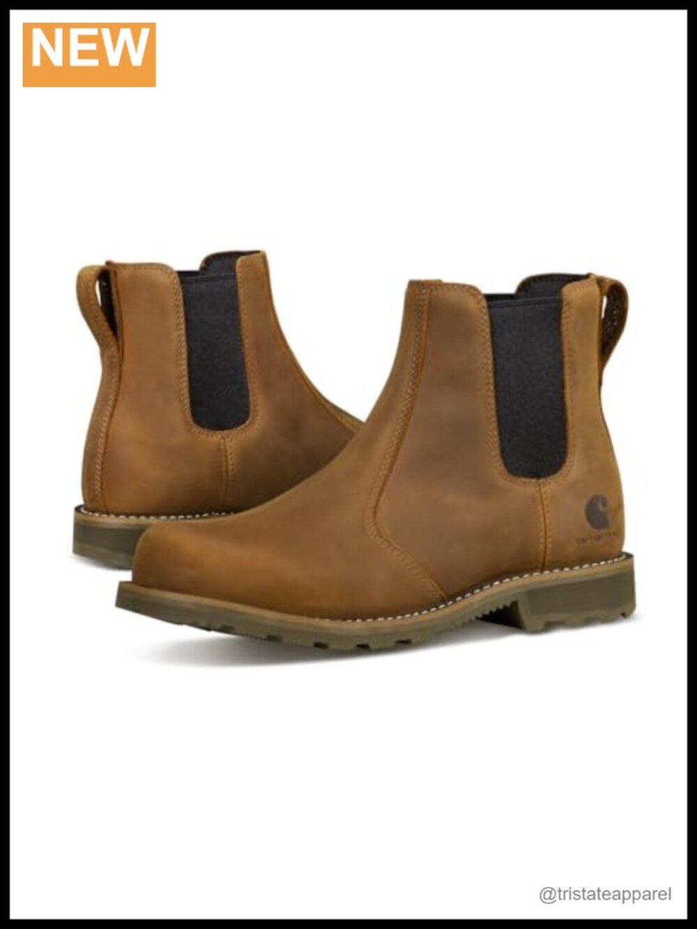 Carhartt Women's Frontier Chelsea Work Boot - Water Resistant, Slip-Resistant,